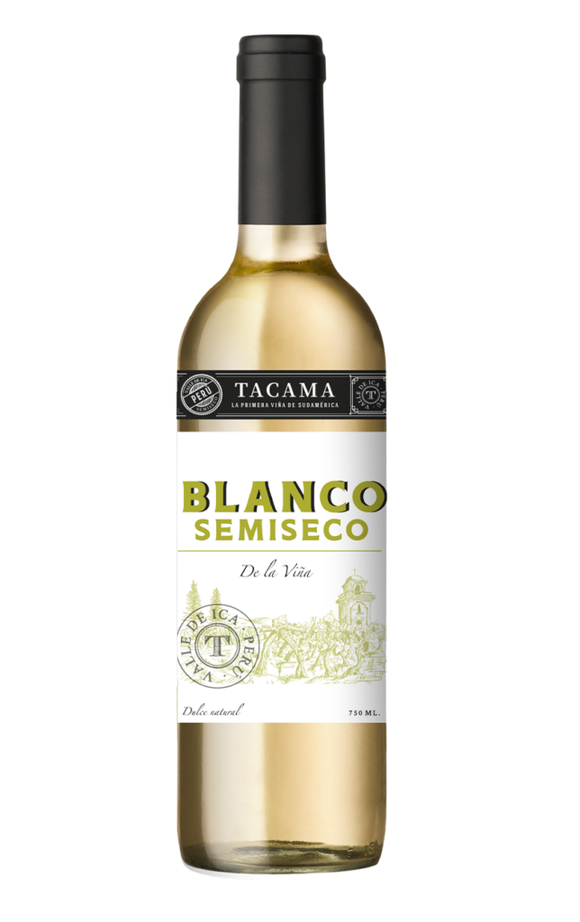 Vino Blanco Semi Seco De la Viña