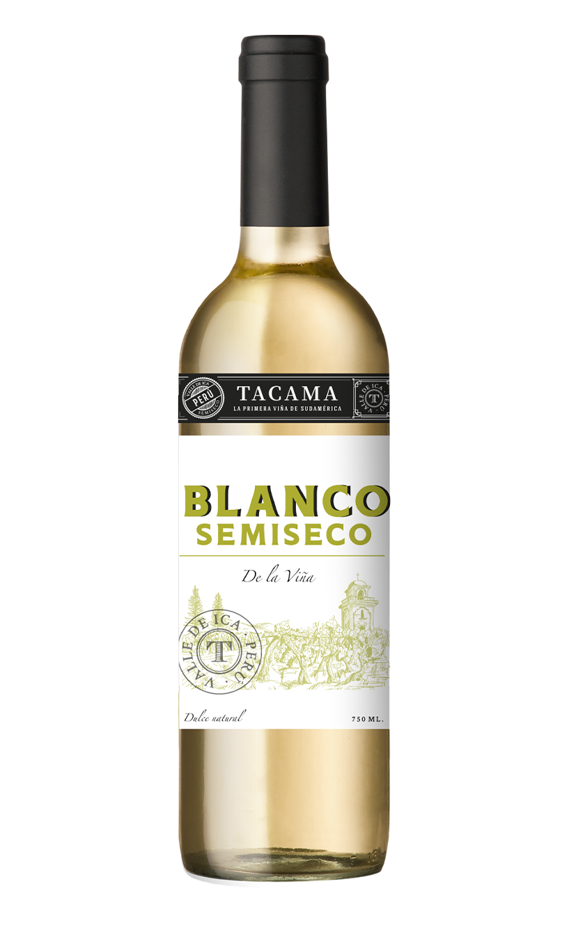 Vino Blanco Semi Seco De la Viña