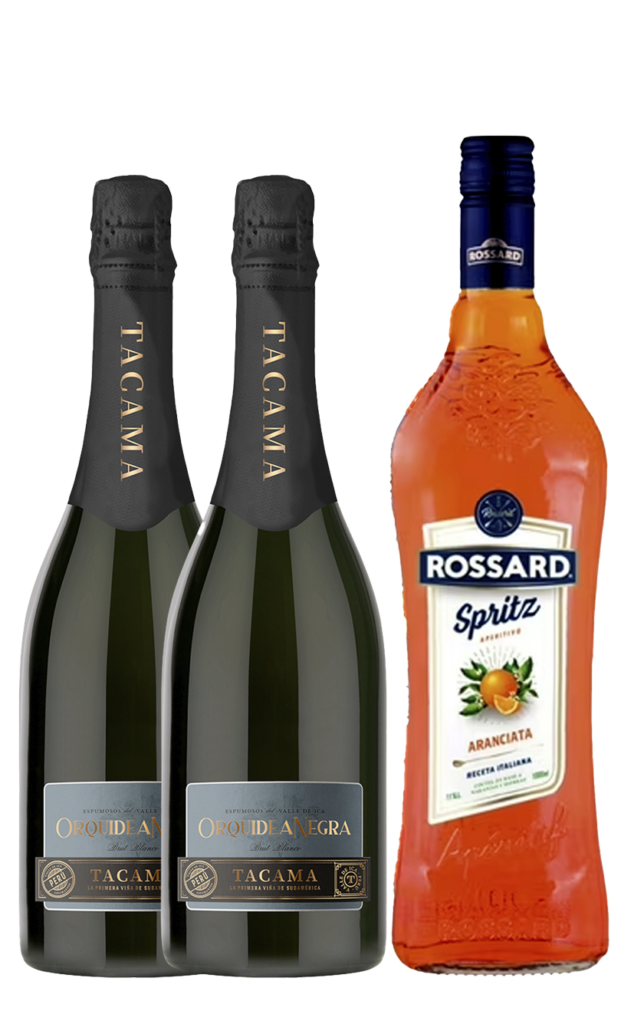 2 Espumosos Orquidea+Rossard Aranciata Spritz 1Lt