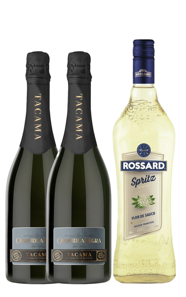2 Espumosos Orquidea+Rossard Flor de Sauco Spritz 1Lt