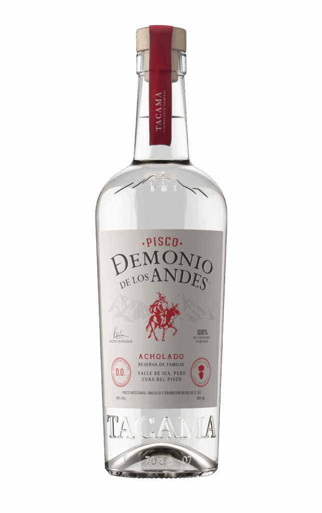 Pisco Demonio de los Andes Reserva de Familia Acholado