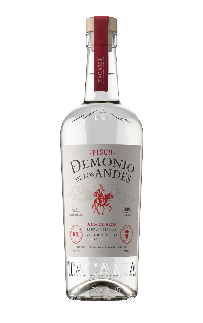 Pisco Demonio de los Andes Reserva de Familia Acholado
