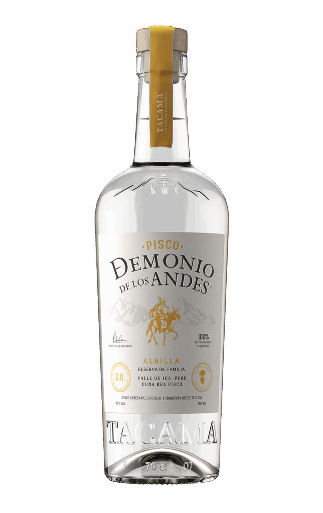 Pisco Demonio de los Andes Reserva de Familia Albilla