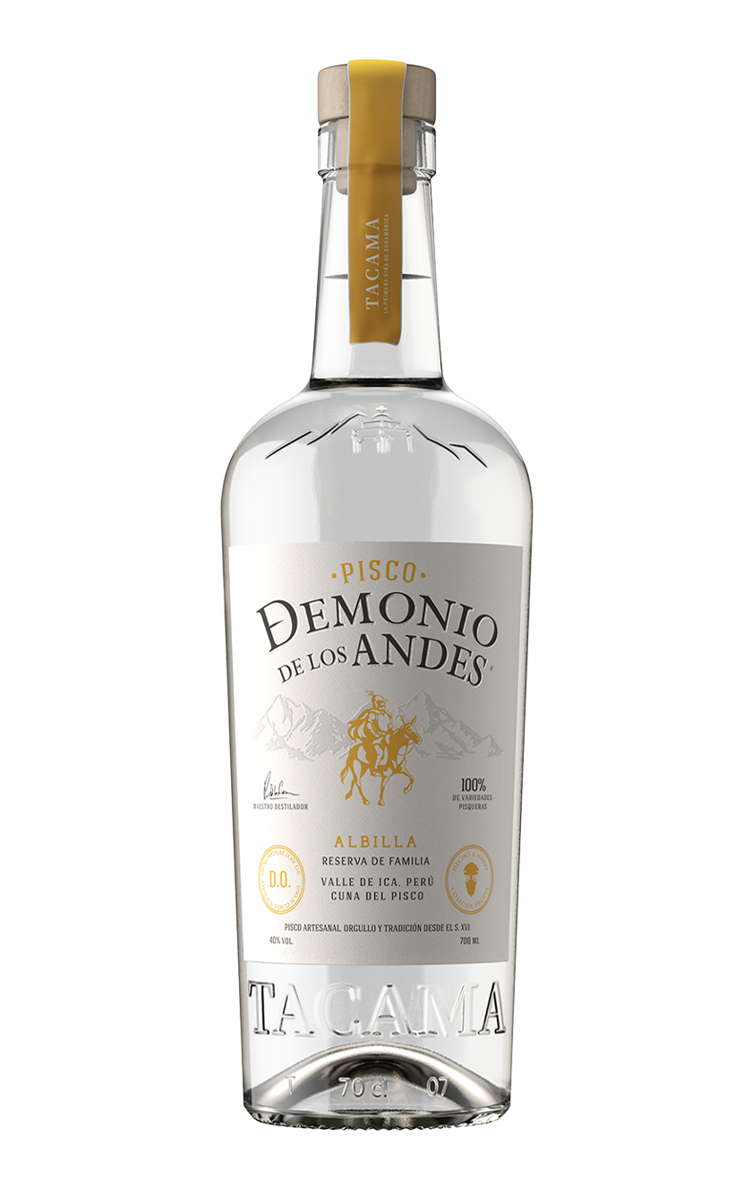 Pisco Demonio de los Andes Reserva de Familia Albilla