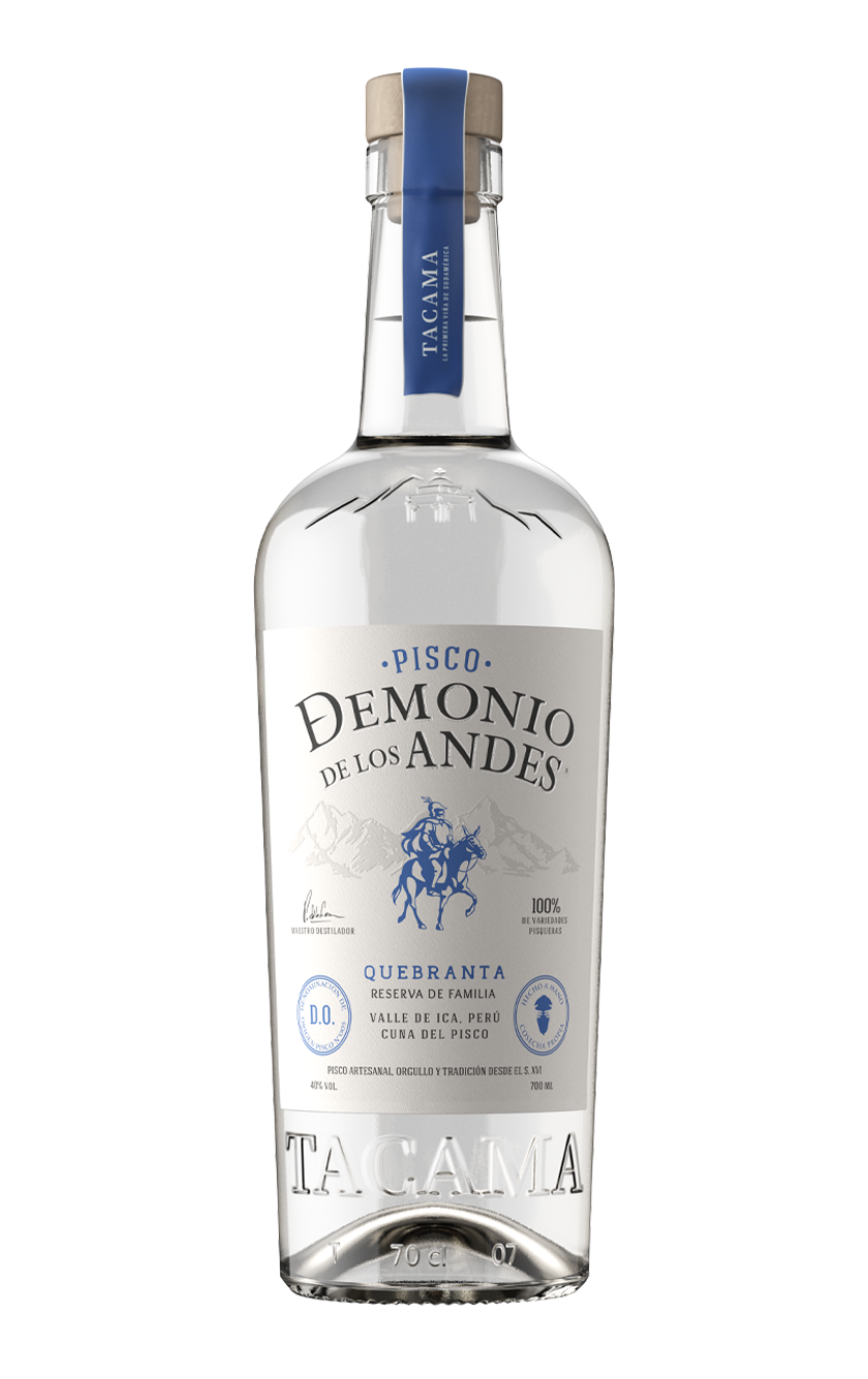 Pisco Demonio de los Andes Reserva de Familia Quebranta