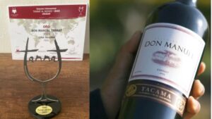 Don Manuel Tannat Tacama gana medalla oro concurso internacional Tannat al Mundo