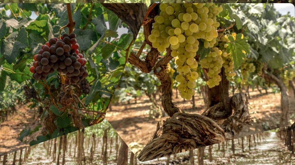Uvas tintas vs. uvas blancas: diferencias más allá del color