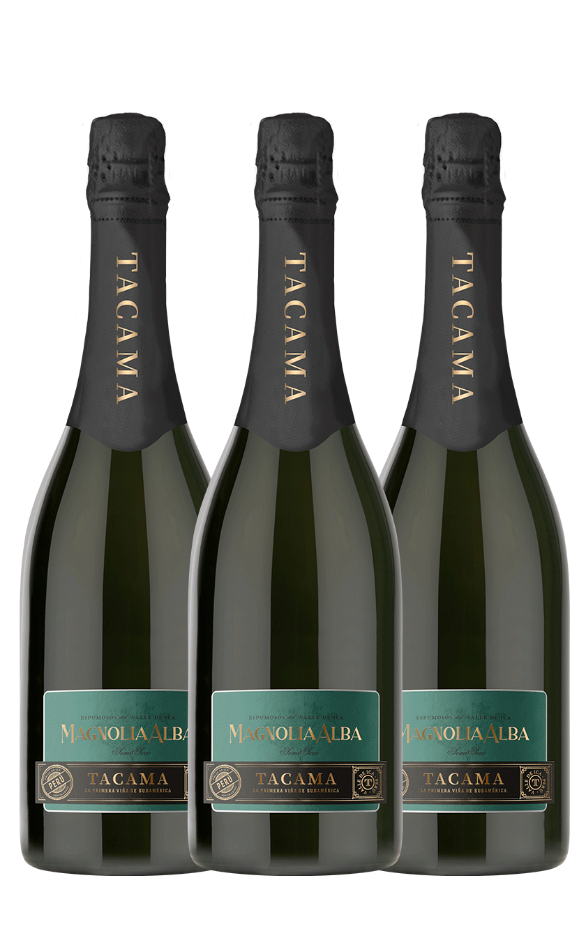 Espumoso Magnolia Alba Semi Seco x 3 botellas
