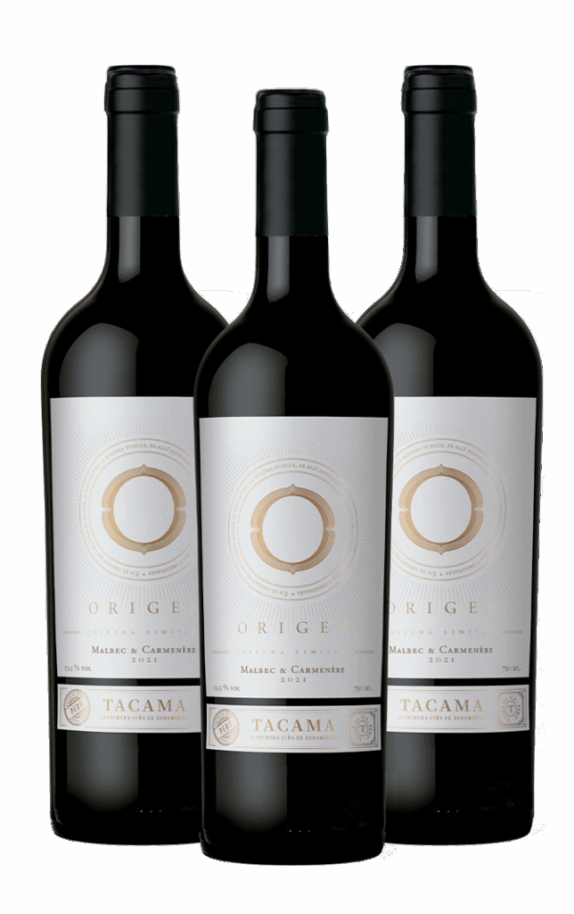 Origen Malbec Carmenere x 3 botellas