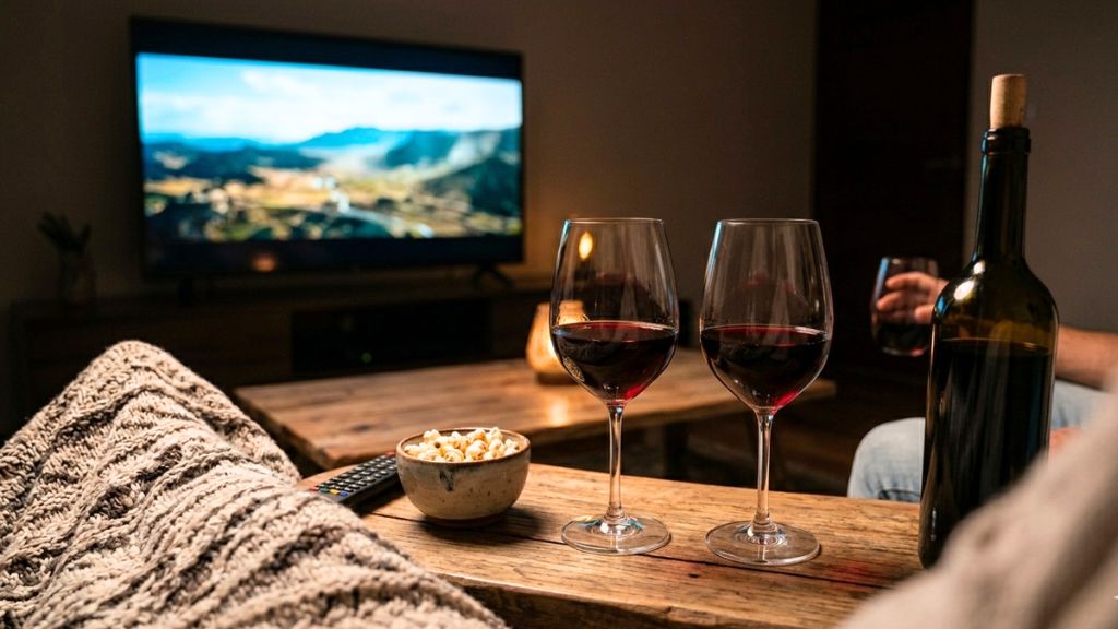 Cine en casa y vino: cómo elegir el acompañante ideal