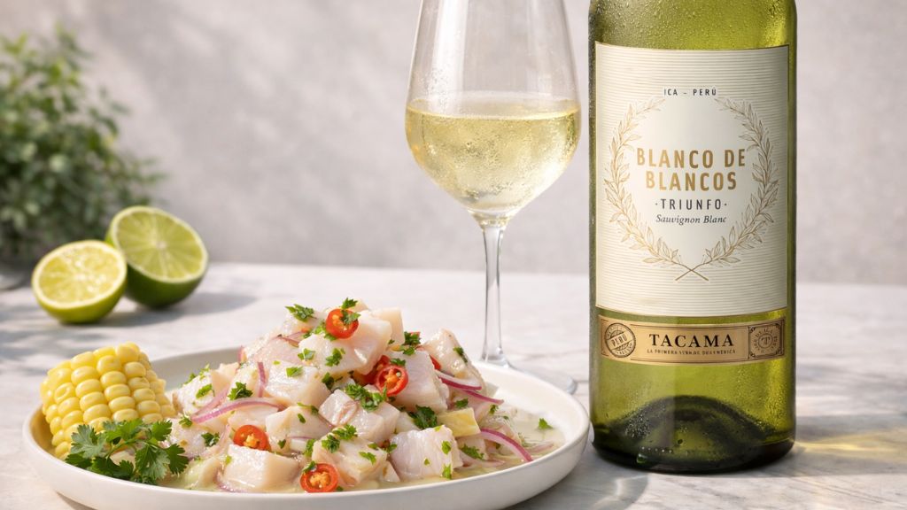 Qué vino tomar con ceviche: por qué el Blanco de Blancos es la mejor opción