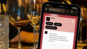 Baco sommelier virtual de Tacama
