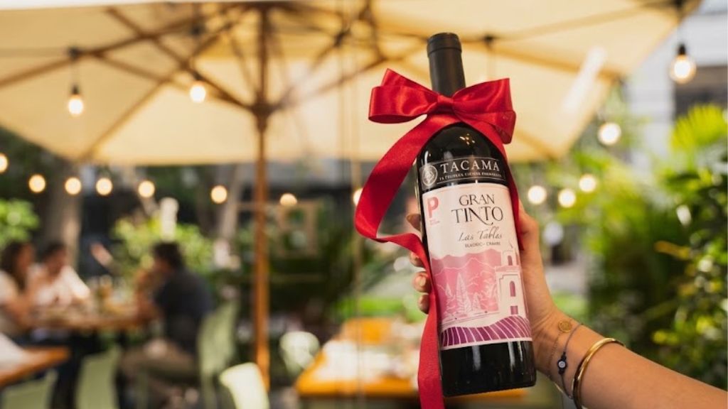 Vino para regalar en una cena